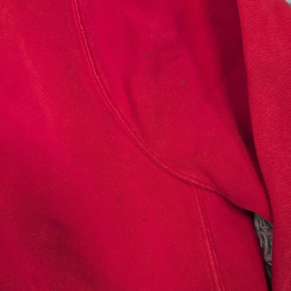 Vintage Nike Sweatshirt Mens XL Red Hoodie ‎ Pocket Athletic Street Wear Comfort
